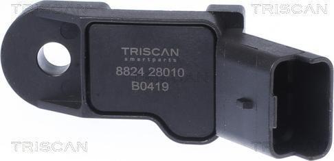 Triscan 8824 28010 - Датчик, тиск у впускний трубі autocars.com.ua