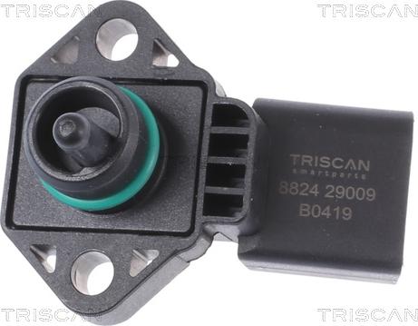 Triscan 8824 29009 - Датчик, тиск у впускний трубі autocars.com.ua