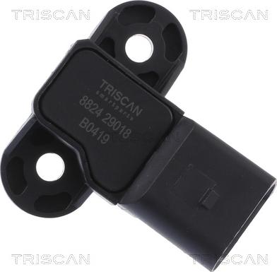 Triscan 8824 29018 - Датчик, тиск у впускний трубі autocars.com.ua