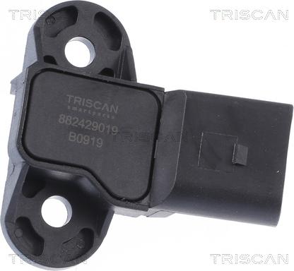 Triscan 8824 29019 - Датчик, тиск у впускний трубі autocars.com.ua