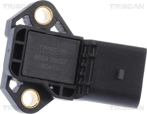 Triscan 8824 29027 - Датчик, тиск у впускний трубі autocars.com.ua