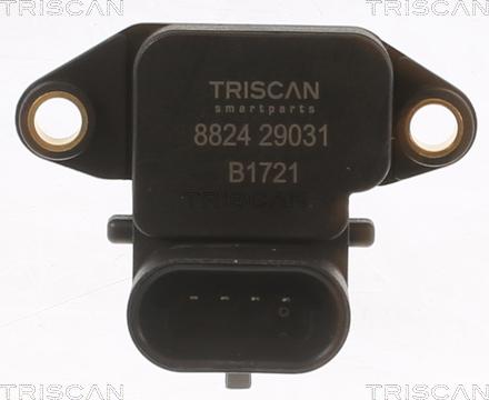 Triscan 8824 29031 - Датчик, тиск у впускний трубі autocars.com.ua