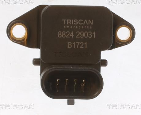 Triscan 8824 29031 - Датчик, тиск у впускний трубі autocars.com.ua