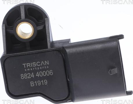 Triscan 8824 40006 - Датчик, тиск у впускний трубі autocars.com.ua