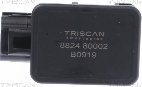 Triscan 8824 80002 - Датчик, тиск у впускний трубі autocars.com.ua