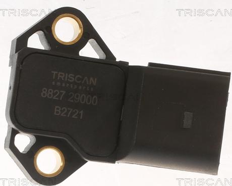 Triscan 8827 29000 - Датчик, давление наддува avtokuzovplus.com.ua