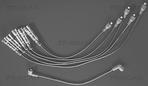 Triscan 8860 4104 - Комплект проводов зажигания autodnr.net