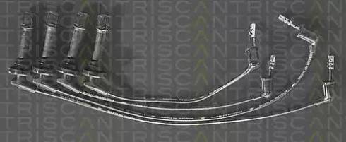 Triscan 8860 7147 - Комплект проводів запалювання autocars.com.ua