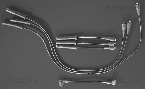 Triscan 8860 7225 - Комплект проводів запалювання autocars.com.ua