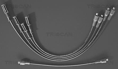Triscan 8860 7265 - Комплект проводів запалювання autocars.com.ua
