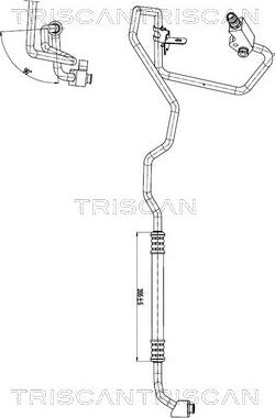 Triscan 9010 15005 - Трубопровід високого / низького тиску, кондиціонер autocars.com.ua