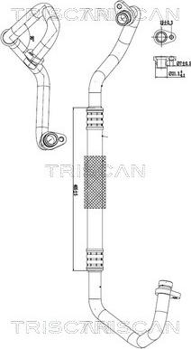 Triscan 9010 24004 - Трубопровід високого / низького тиску, кондиціонер autocars.com.ua