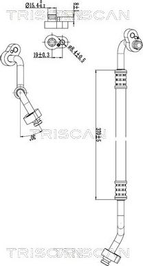 Triscan 9010 29012 - Трубопровід високого / низького тиску, кондиціонер autocars.com.ua
