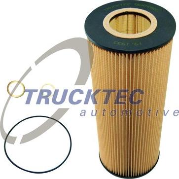 Trucktec Automotive 01.18.076 - Масляний фільтр autocars.com.ua