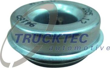 Trucktec Automotive 01.19.010 - Ущільнене кільце валу, вал водяного насоса autocars.com.ua