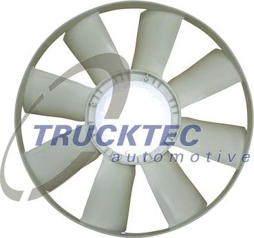 Trucktec Automotive 01.19.040 - Крыльчатка вентилятора, охлаждение двигателя autodnr.net