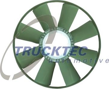 Trucktec Automotive 01.19.157 - Крыльчатка вентилятора, охлаждение двигателя autodnr.net