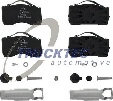 Trucktec Automotive 01.35.243 - Тормозные колодки, дисковые, комплект avtokuzovplus.com.ua