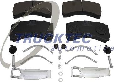 Trucktec Automotive 01.35.251 - Тормозные колодки, дисковые, комплект autodnr.net