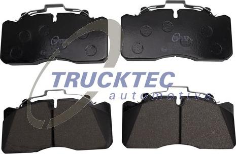 Trucktec Automotive 01.35.253 - Гальмівні колодки, дискові гальма autocars.com.ua