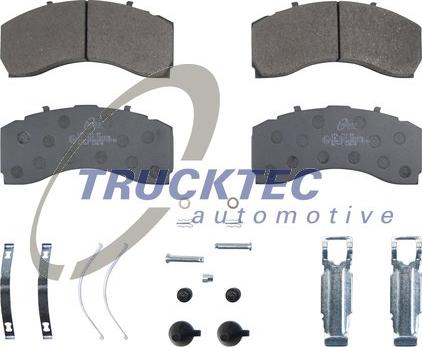 Trucktec Automotive 01.35.950 - Гальмівні колодки, дискові гальма autocars.com.ua
