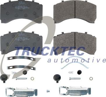 Trucktec Automotive 01.35.951 - Гальмівні колодки, дискові гальма autocars.com.ua