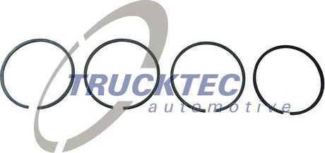 Trucktec Automotive 01.43.226 - Комплект поршневих кілець autocars.com.ua