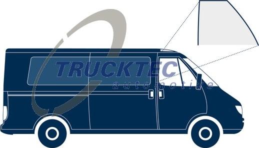 Trucktec Automotive 01.67.161 - Облицовка / защитная накладка, боковое стекло avtokuzovplus.com.ua