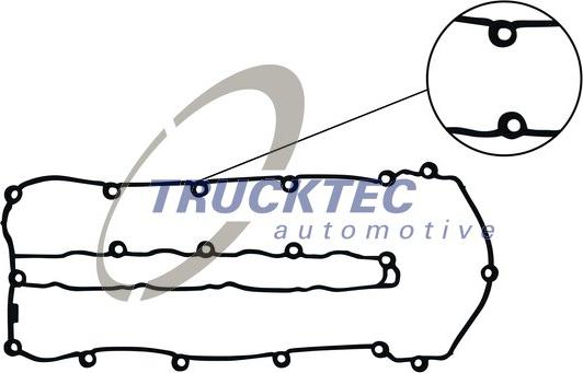 Trucktec Automotive 02.10.029 - Прокладка, кришка головки циліндра autocars.com.ua