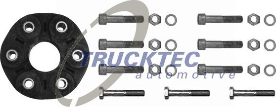 Trucktec Automotive 02.34.024 - Шарнир, продольный вал avtokuzovplus.com.ua