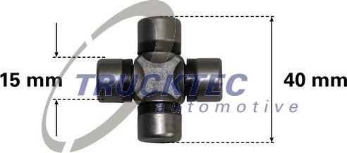 Trucktec Automotive 02.34.033 - Шарнир, колонка рулевого управления avtokuzovplus.com.ua