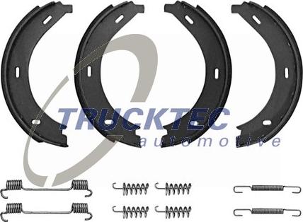 Trucktec Automotive 02.35.046 - Комплект тормозов, ручник, парковка avtokuzovplus.com.ua