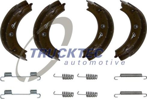 Trucktec Automotive 02.35.052 - Комплект тормозов, ручник, парковка autodnr.net