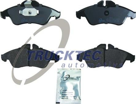 Trucktec Automotive 02.35.082 - Гальмівні колодки, дискові гальма autocars.com.ua
