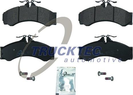 Trucktec Automotive 02.35.083 - Гальмівні колодки, дискові гальма autocars.com.ua