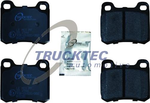 Trucktec Automotive 02.35.100 - Тормозные колодки, дисковые, комплект autodnr.net
