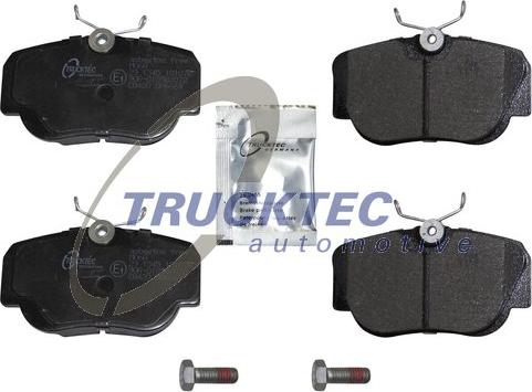 Trucktec Automotive 02.35.101 - Тормозные колодки, дисковые, комплект avtokuzovplus.com.ua