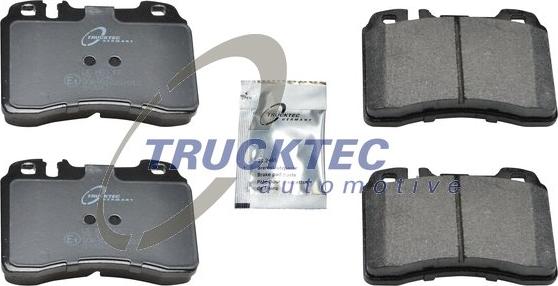 Trucktec Automotive 02.35.102 - Тормозные колодки, дисковые, комплект avtokuzovplus.com.ua