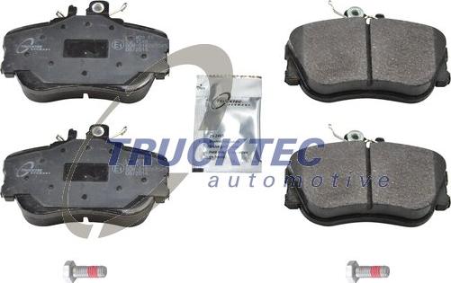 Trucktec Automotive 02.35.104 - Гальмівні колодки, дискові гальма autocars.com.ua