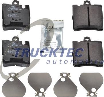 Trucktec Automotive 02.35.106 - Гальмівні колодки, дискові гальма autocars.com.ua