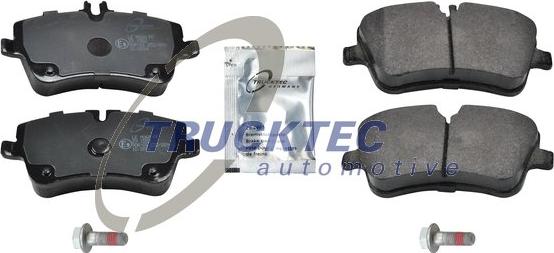 Trucktec Automotive 02.35.108 - Гальмівні колодки, дискові гальма autocars.com.ua