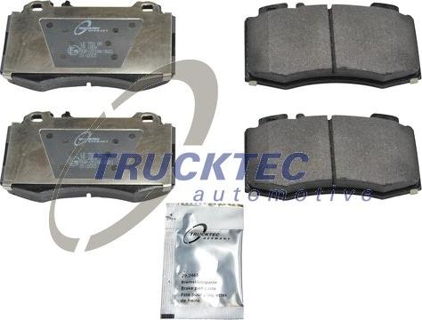 Trucktec Automotive 02.35.116 - Гальмівні колодки, дискові гальма autocars.com.ua