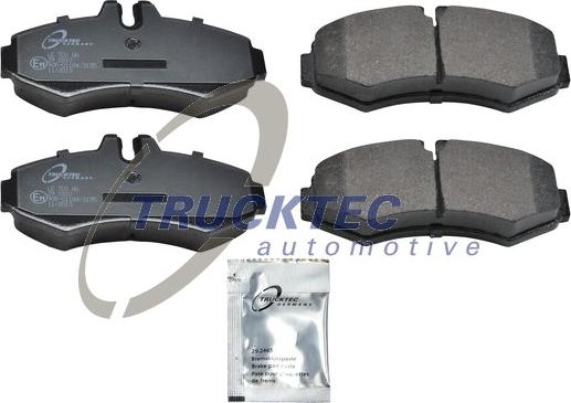 Trucktec Automotive 02.35.117 - Гальмівні колодки, дискові гальма autocars.com.ua