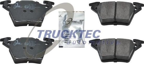 Trucktec Automotive 02.35.118 - Гальмівні колодки, дискові гальма autocars.com.ua
