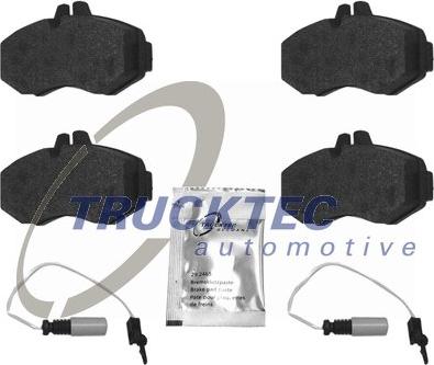 Trucktec Automotive 02.35.123 - Гальмівні колодки, дискові гальма autocars.com.ua