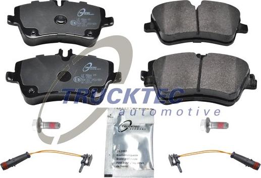 Trucktec Automotive 02.35.127 - Гальмівні колодки, дискові гальма autocars.com.ua