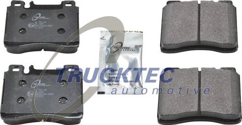 Trucktec Automotive 02.35.129 - Гальмівні колодки, дискові гальма autocars.com.ua