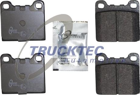 Trucktec Automotive 02.35.131 - Тормозные колодки, дисковые, комплект avtokuzovplus.com.ua