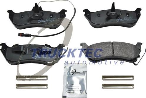 Trucktec Automotive 02.35.141 - Тормозные колодки, дисковые, комплект avtokuzovplus.com.ua