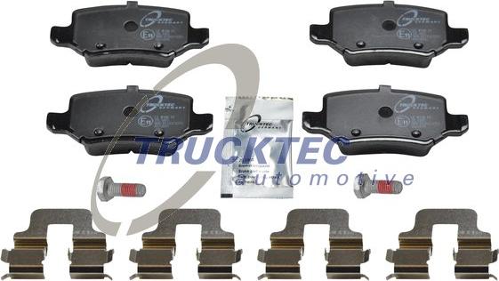 Trucktec Automotive 02.35.147 - Гальмівні колодки, дискові гальма autocars.com.ua